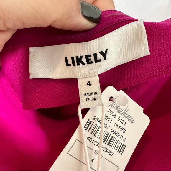 NWT Likely Laurens Strapless Cocktail Dress in Magenta - Picture 4 of 11